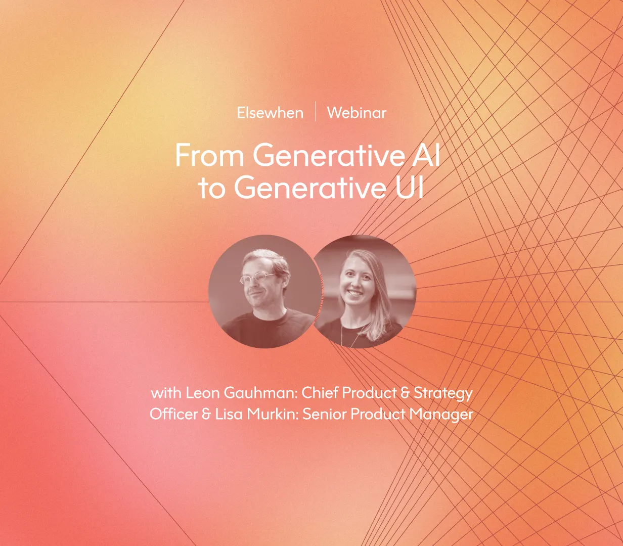 thumbnail image for Webinar: From Generative AI to Generative UI