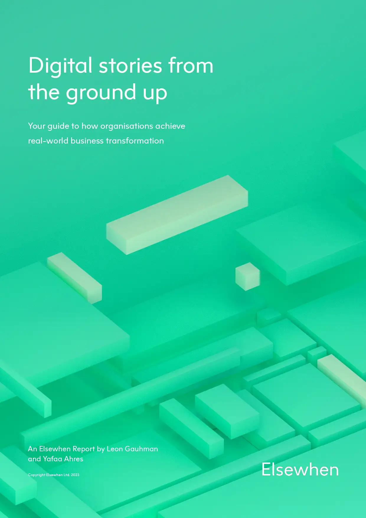 Cover image for Digital stories from  the ground up